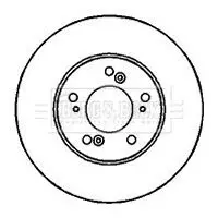 Handler.Part Brake disc BORG & BECK BBD4090 1