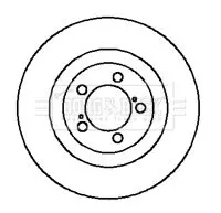 Handler.Part Brake disc BORG & BECK BBD4119 2