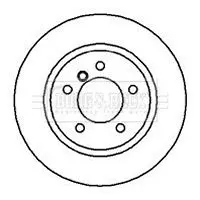 Handler.Part Brake disc BORG & BECK BBD4127 2