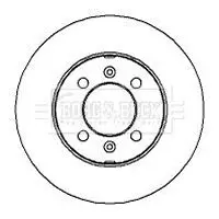 Handler.Part Brake disc BORG & BECK BBD4204 2