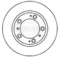 Handler.Part Brake disc BORG & BECK BBD4205 1