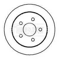 Handler.Part Brake disc BORG & BECK BBD4211 2