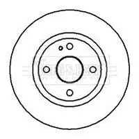 Handler.Part Brake disc BORG & BECK BBD4227 1