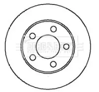 Handler.Part Brake disc BORG & BECK BBD4236 1