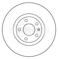 Handler.Part Brake disc BORG & BECK BBD4243 2