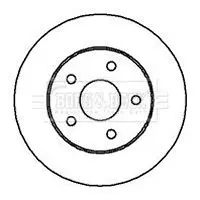 Handler.Part Brake disc BORG & BECK BBD4247 1