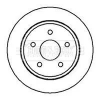 Handler.Part Brake disc BORG & BECK BBD4248 2