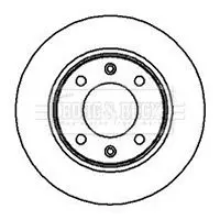 Handler.Part Brake disc BORG & BECK BBD4249 2