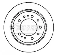 Handler.Part Brake disc BORG & BECK BBD4343 2