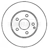 Handler.Part Brake disc BORG & BECK BBD4352 2