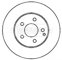 Handler.Part Brake disc BORG & BECK BBD4355 2