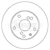 Handler.Part Brake disc BORG & BECK BBD4358 1