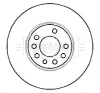 Handler.Part Brake disc BORG & BECK BBD4365 2