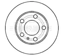 Handler.Part Brake disc BORG & BECK BBD4369 2