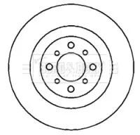 Handler.Part Brake disc BORG & BECK BBD4374 1