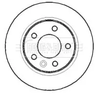 Handler.Part Brake disc BORG & BECK BBD4387 2