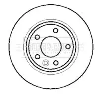 Handler.Part Brake disc BORG & BECK BBD4388 2