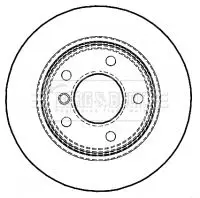 Handler.Part Brake disc BORG & BECK BBD4465 2