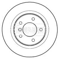 Handler.Part Brake disc BORG & BECK BBD4466 2