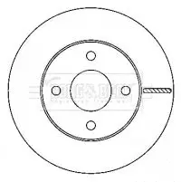 Handler.Part Brake disc BORG & BECK BBD4474 1