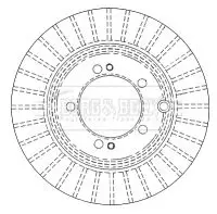 Handler.Part Brake disc BORG & BECK BBD4479 1