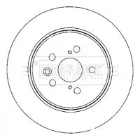 Handler.Part Brake disc BORG & BECK BBD4501 1