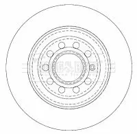 Handler.Part Brake disc BORG & BECK BBD4507 2