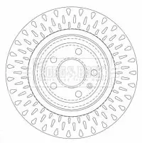 Handler.Part Brake disc BORG & BECK BBD4508 1