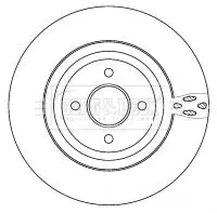 Handler.Part Brake disc BORG & BECK BBD4519 1