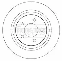 Handler.Part Brake disc BORG & BECK BBD4522 1