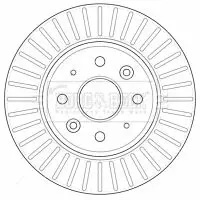 Handler.Part Brake disc BORG & BECK BBD4526 1