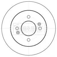 Handler.Part Brake disc BORG & BECK BBD4529 2