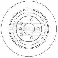 Handler.Part Brake disc BORG & BECK BBD4541 2