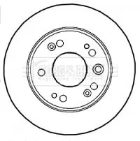 Handler.Part Brake disc BORG & BECK BBD4590 1