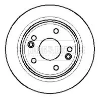 Handler.Part Brake disc BORG & BECK BBD4271 1