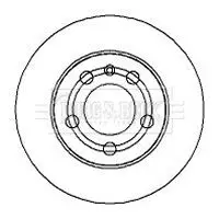 Handler.Part Brake disc BORG & BECK BBD4274 2