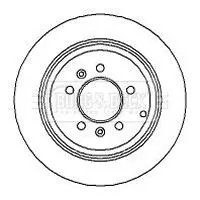 Handler.Part Brake disc BORG & BECK BBD4281 1