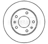 Handler.Part Brake disc BORG & BECK BBD4283 1