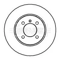 Handler.Part Brake disc BORG & BECK BBD4302 1