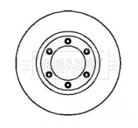 Handler.Part Brake disc BORG & BECK BBD4313 2