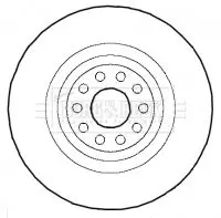 Handler.Part Brake disc BORG & BECK BBD4416 1