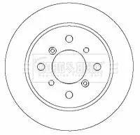 Handler.Part Brake disc BORG & BECK BBD4419 1