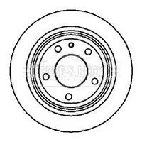 Handler.Part Brake disc BORG & BECK BBD4422 1