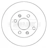 Handler.Part Brake disc BORG & BECK BBD4427 2