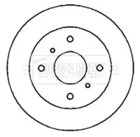 Handler.Part Brake disc BORG & BECK BBD4441 1