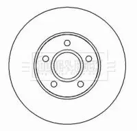 Handler.Part Brake disc BORG & BECK BBD4451 2