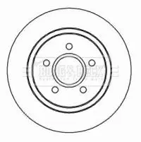 Handler.Part Brake disc BORG & BECK BBD4453 2