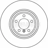 Handler.Part Brake disc BORG & BECK BBD4596 1