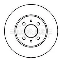 Handler.Part Brake disc BORG & BECK BBD4597 1