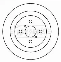 Handler.Part Brake disc BORG & BECK BBD4601 2